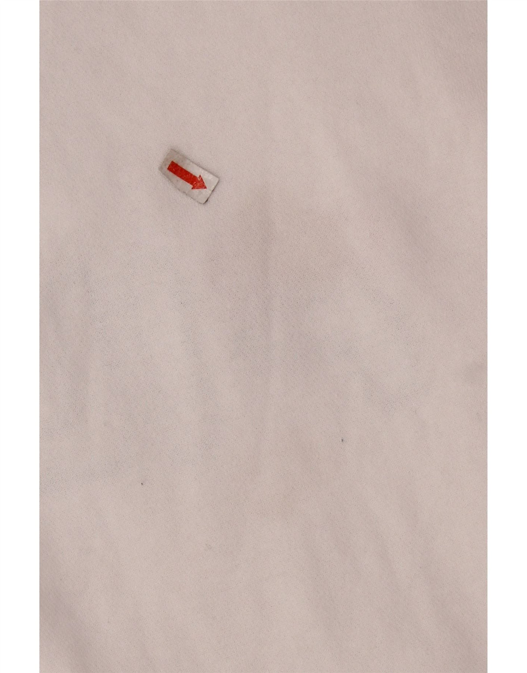 Suéter feminino FILA com gola e zíper gráfico Reino Unido 16 grande algodão branco