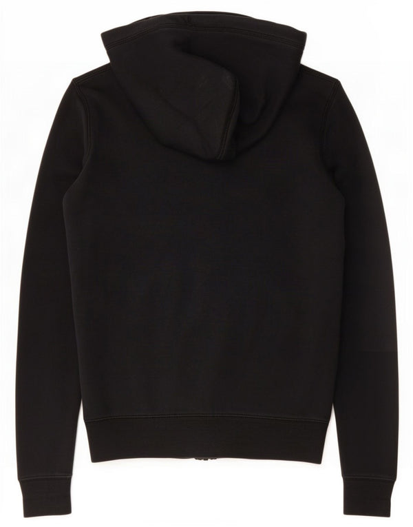 Suéter Nike feminino com capuz e zíper UK 6 XS algodão preto