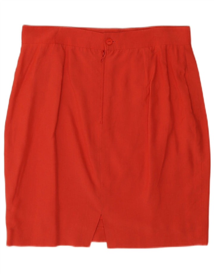 Saia lápis feminina vintage W30 médio vermelho