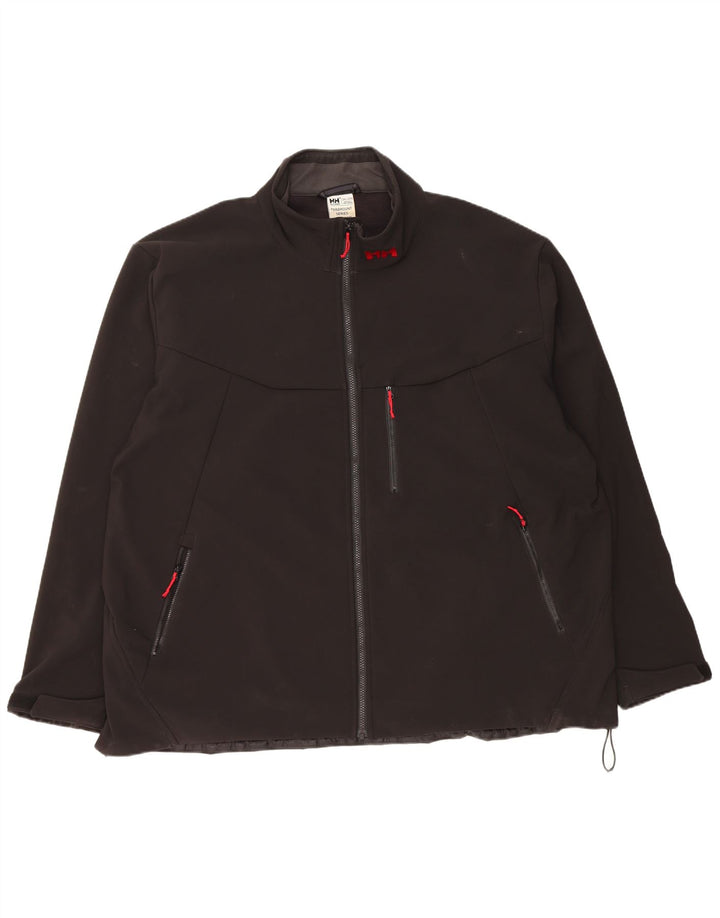 Jaqueta corta-vento masculina Helly Hansen UK 46 3XL poliéster preto