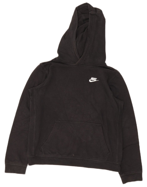 Jumper com capuz Nike Boys 13-14 anos XL preto algodão
