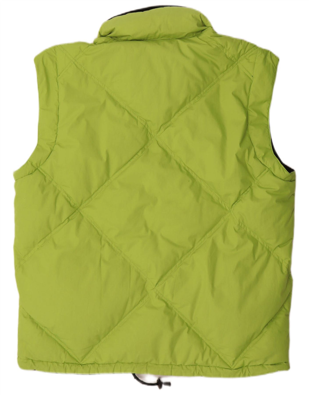 DIADORA Mens Loose Fit Reversível Acolchoado Gilet UK 38 Médio Verde
