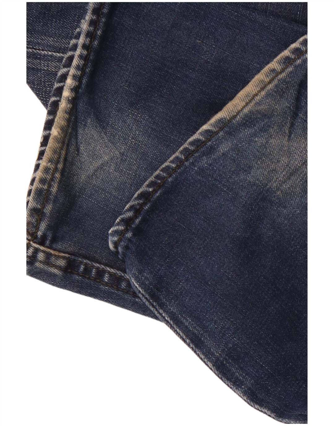 Jeans soltos masculinos SUPERDRY W32 L34 algodão azul