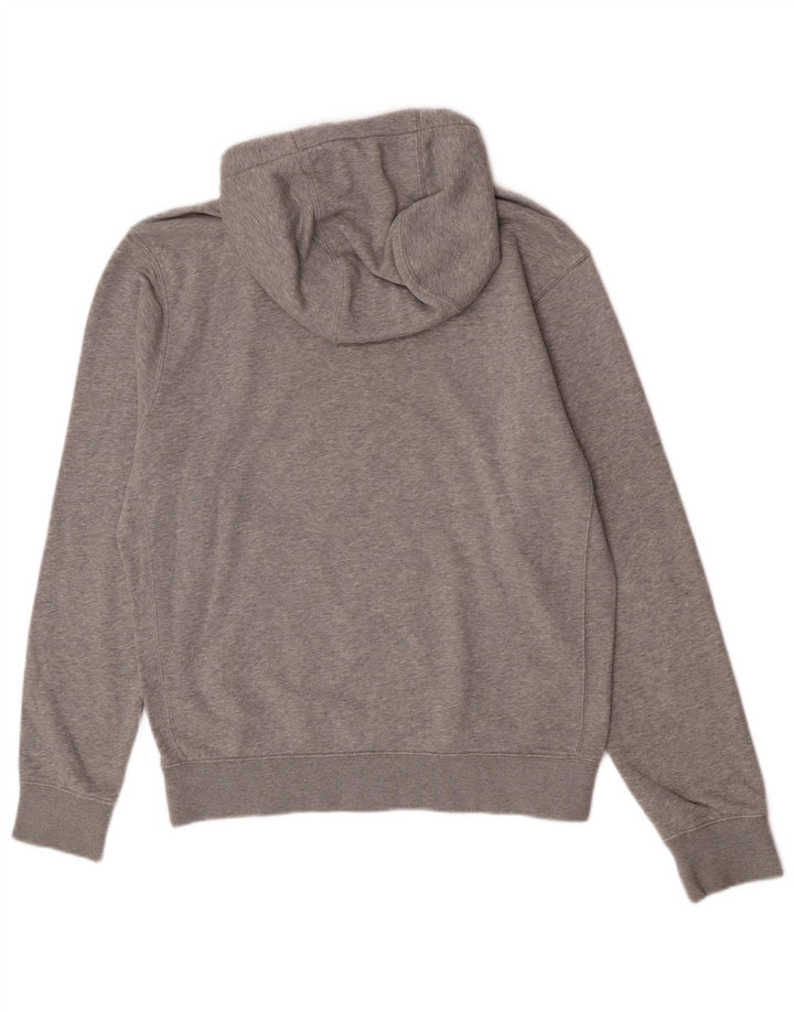Jumper com capuz masculino Nike pequeno algodão manchado cinza