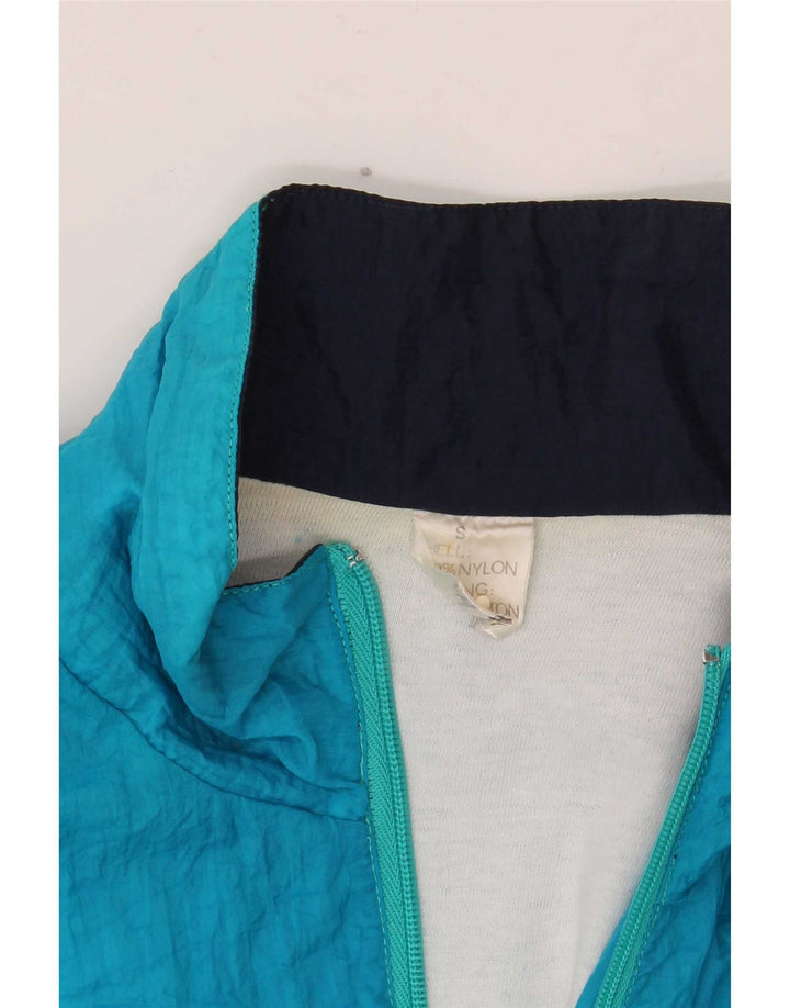 Jaqueta masculina vintage de ajuste solto, jaqueta pequena, bloco colorido multicolorido
