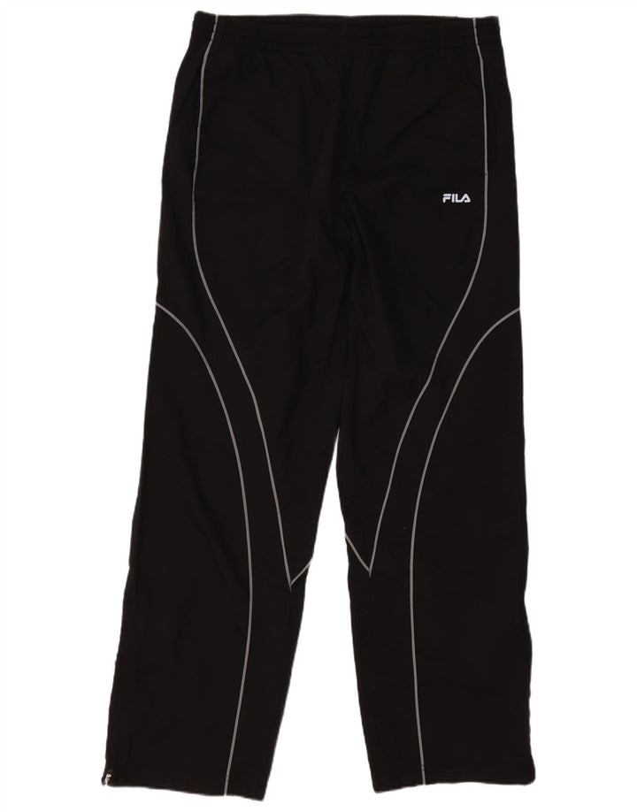 Calça de treino masculina Fila IT 52 grande poliéster azul marinho