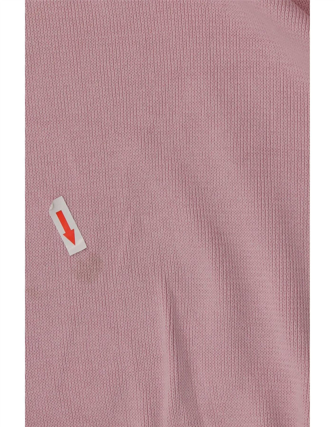 Zara Suéter masculino com gola redonda e algodão rosa médio