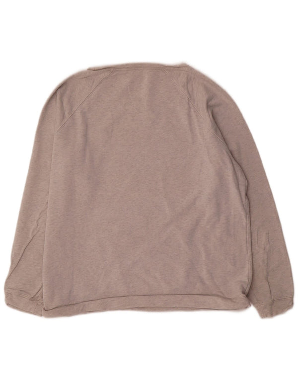Joules moletom feminino jumper UK 18 XL algodão cinza