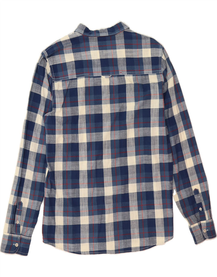 CROPP Mens Shirt Large Blue Check Vintage Cropp and Second-Hand Cropp from Messina Hembry 