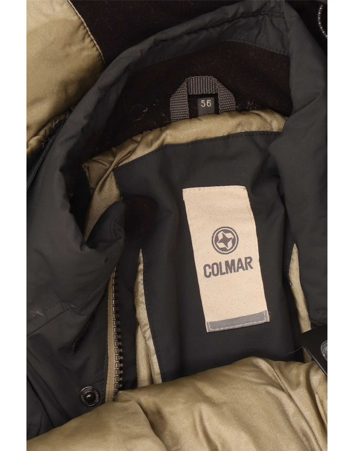 Jaqueta corta-vento masculina Colmar com capuz IT 56 XL cinza poliamida