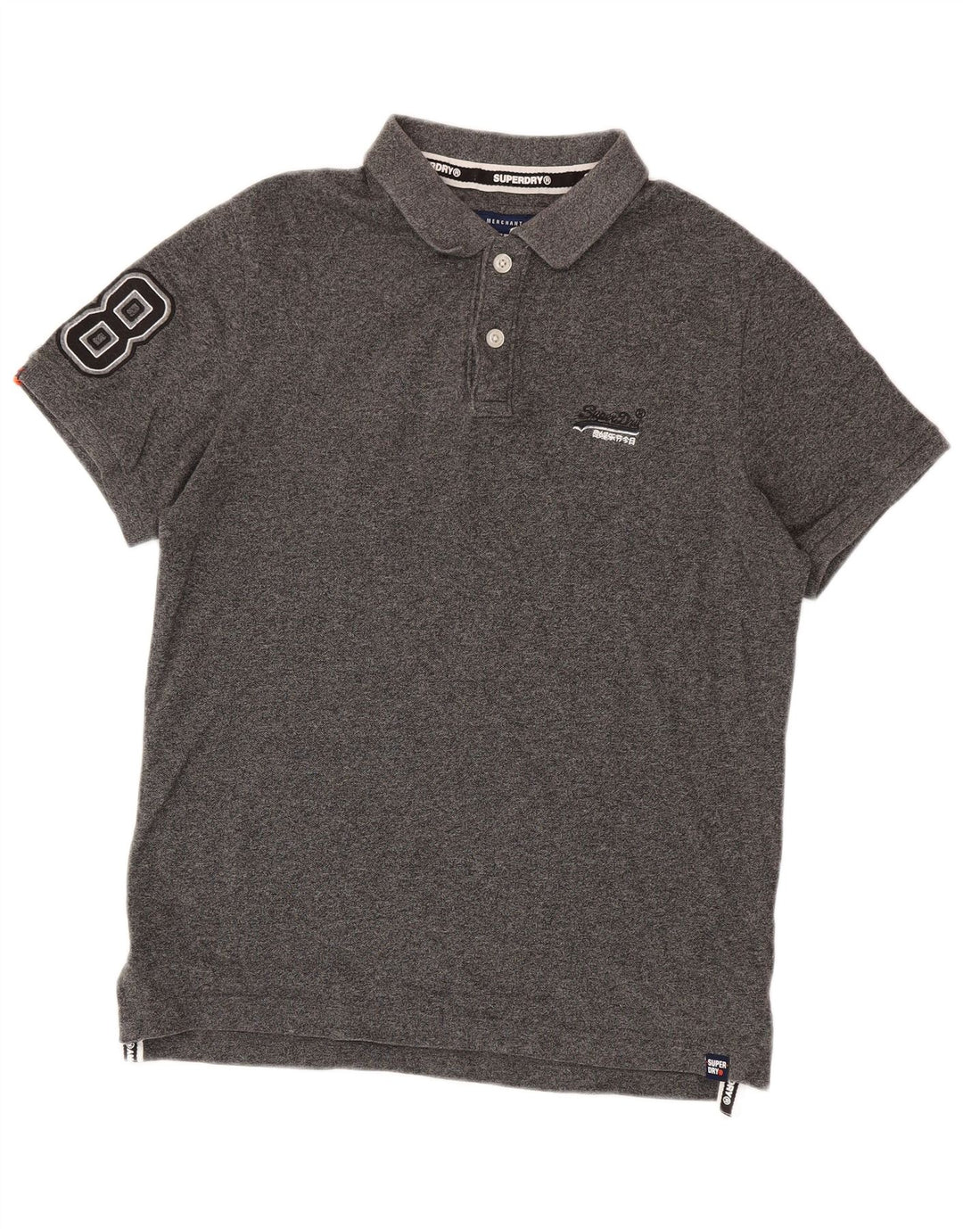 Camisa polo masculina Superdry Graphic XL algodão cinza