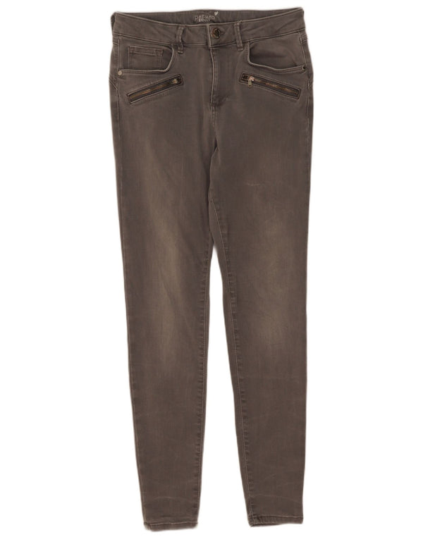 Jeans skinny feminino Marks & Spencer Reino Unido 12 médio W28 L30 algodão cinza