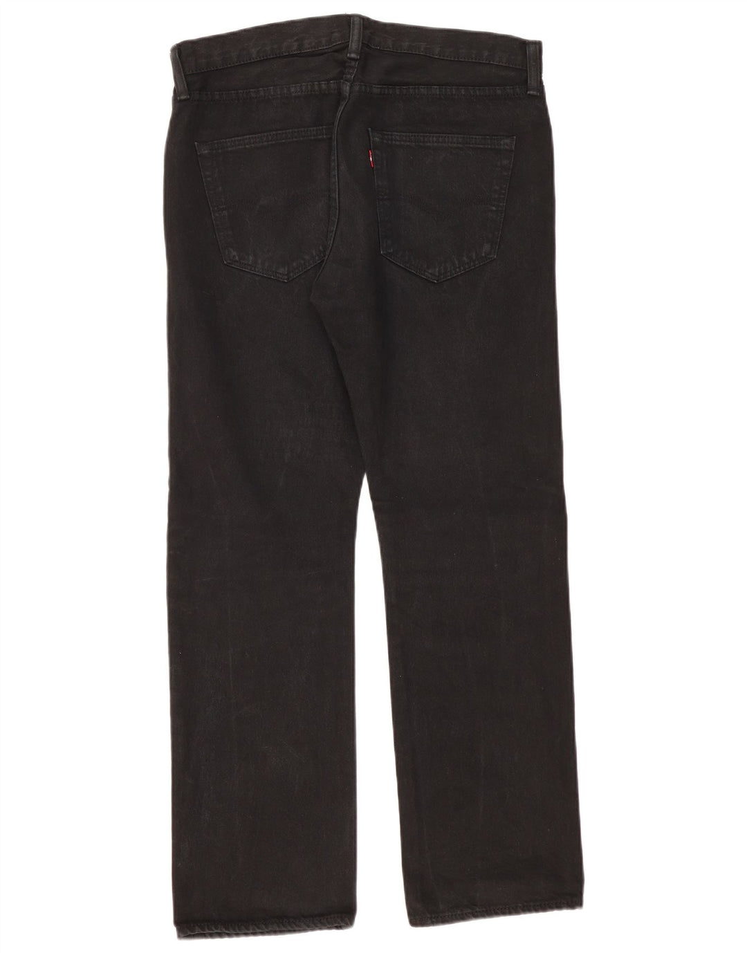 Calça jeans reta masculina Levi's W32 L30 algodão preto