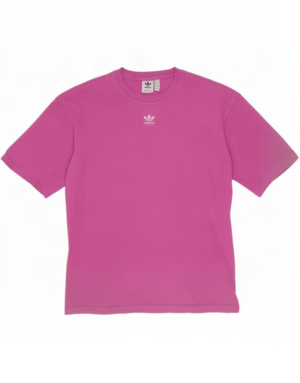 Camiseta Adidas Feminina Oversized Top UK 4/6 XS Roxo Algodão