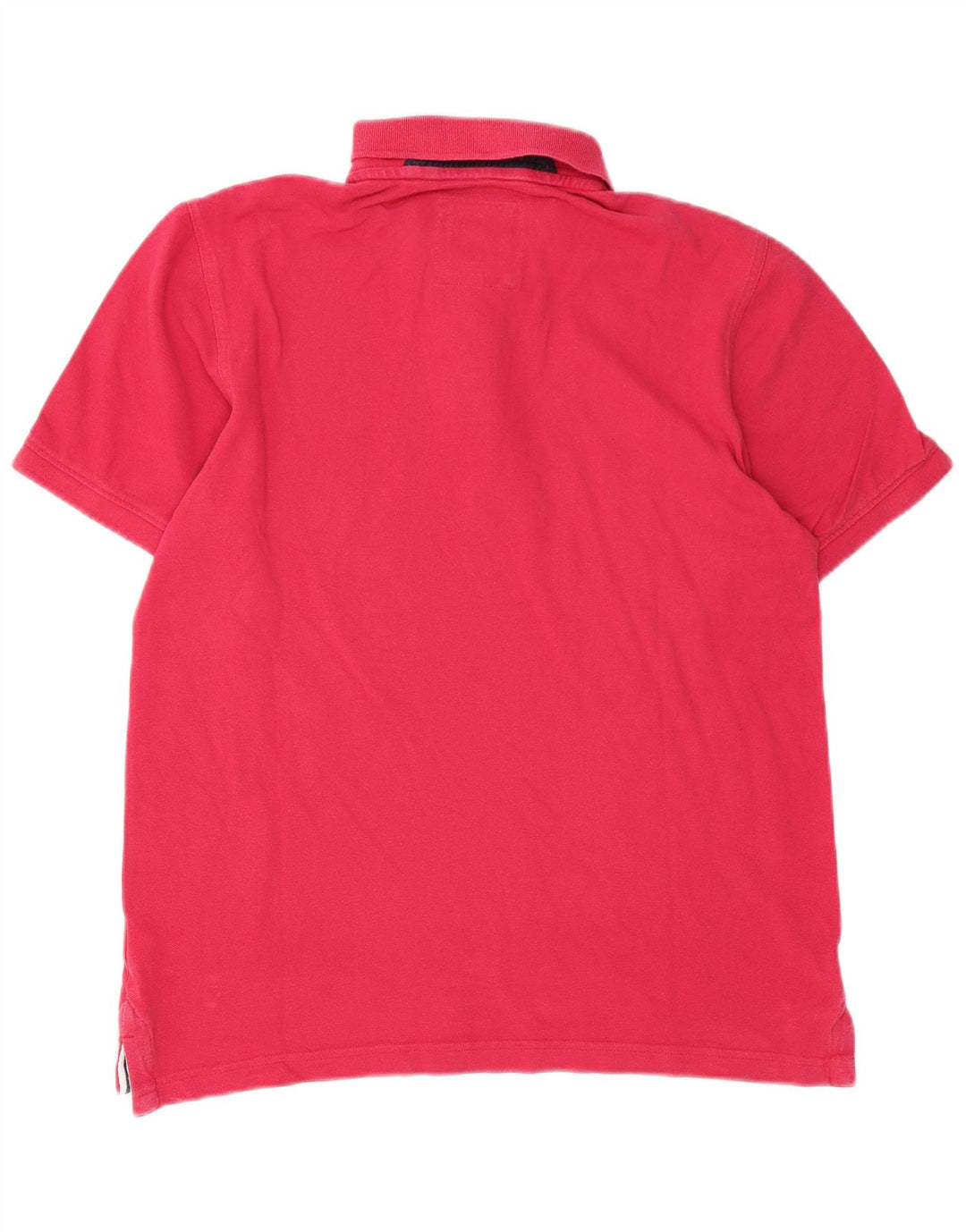 Camisa polo masculina Crew Clothing algodão rosa médio