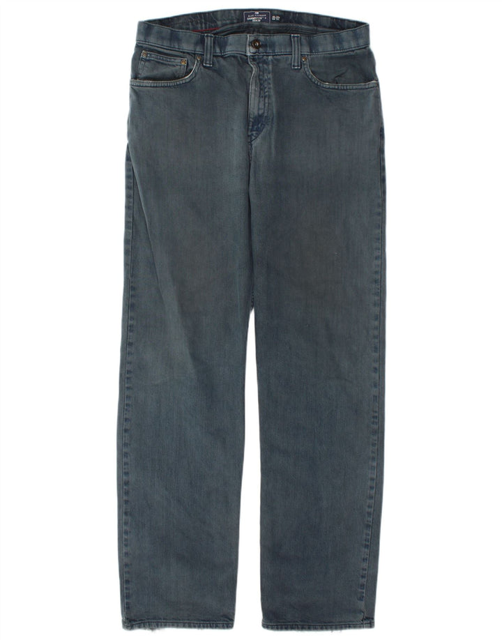 Jeans Marks & Spencer Masculino Blue Harbor Straight W34 L33 Azul Algodão
