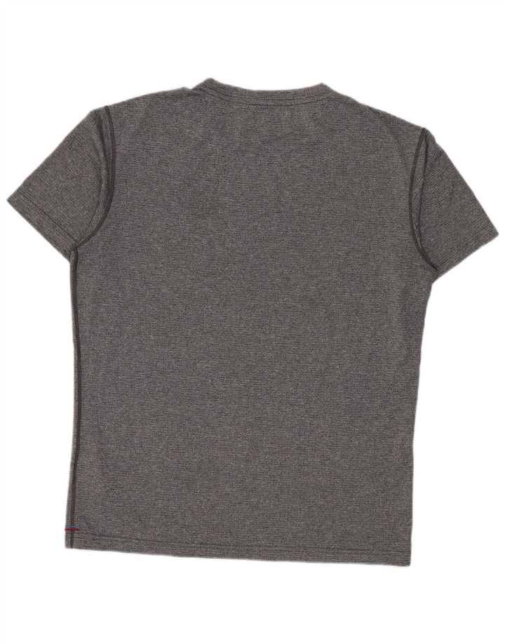 Camiseta masculina BERGHAUS de poliéster manchado cinza pequeno