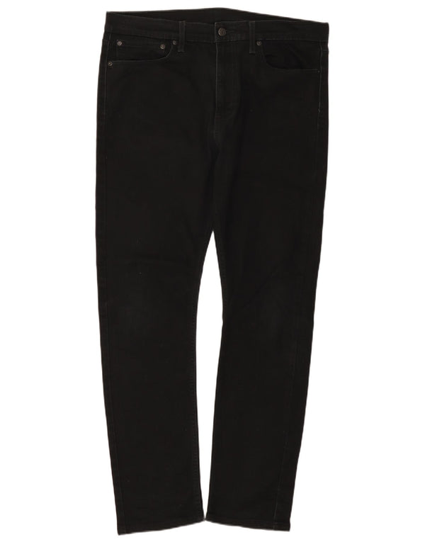 Jeans femininos Levi's Slim W36 L31 algodão preto