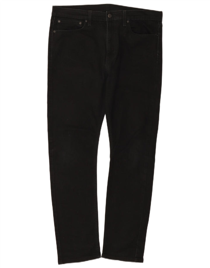 Jeans femininos Levi's Slim W36 L31 algodão preto