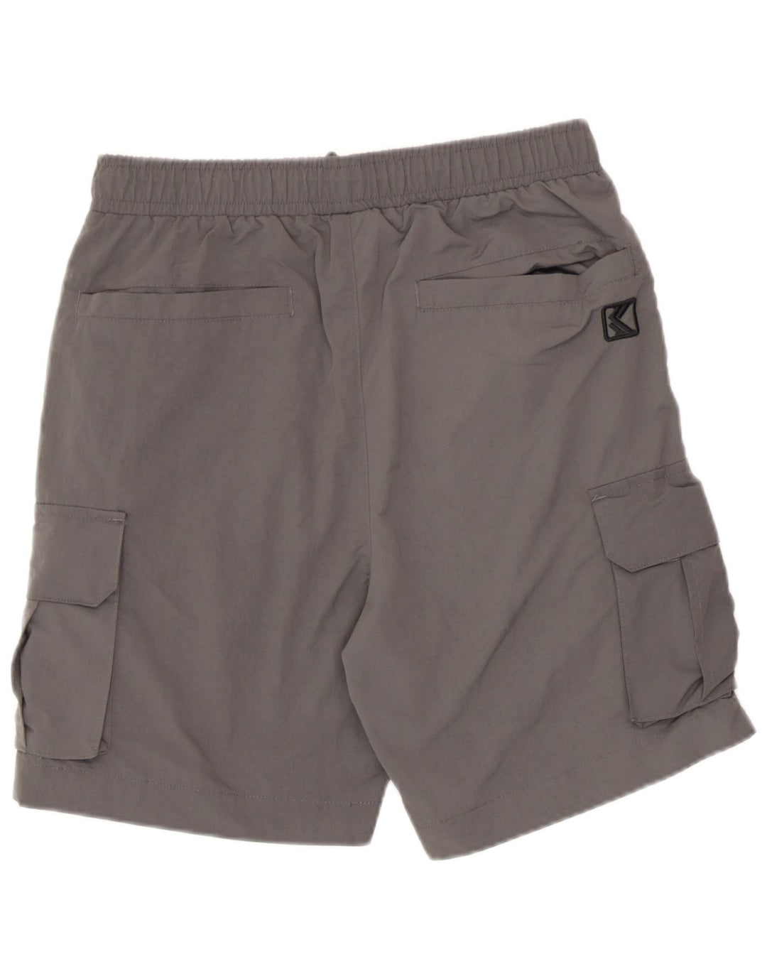 Karl Kani Mens Cargo Shorts Pequeno Cinza Poliamida