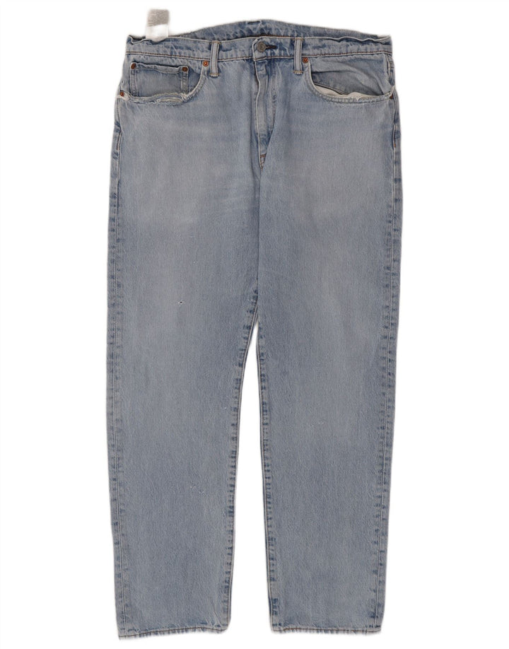 Levi's Masculino 502 Tapered Jeans W36 L32 Azul Algodão