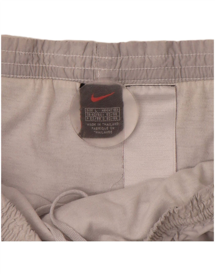 Shorts esportivos masculinos NIKE UK 42/44 grande cinza nylon