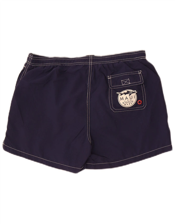Maui and Sons Calção de banho masculino grande azul marinho