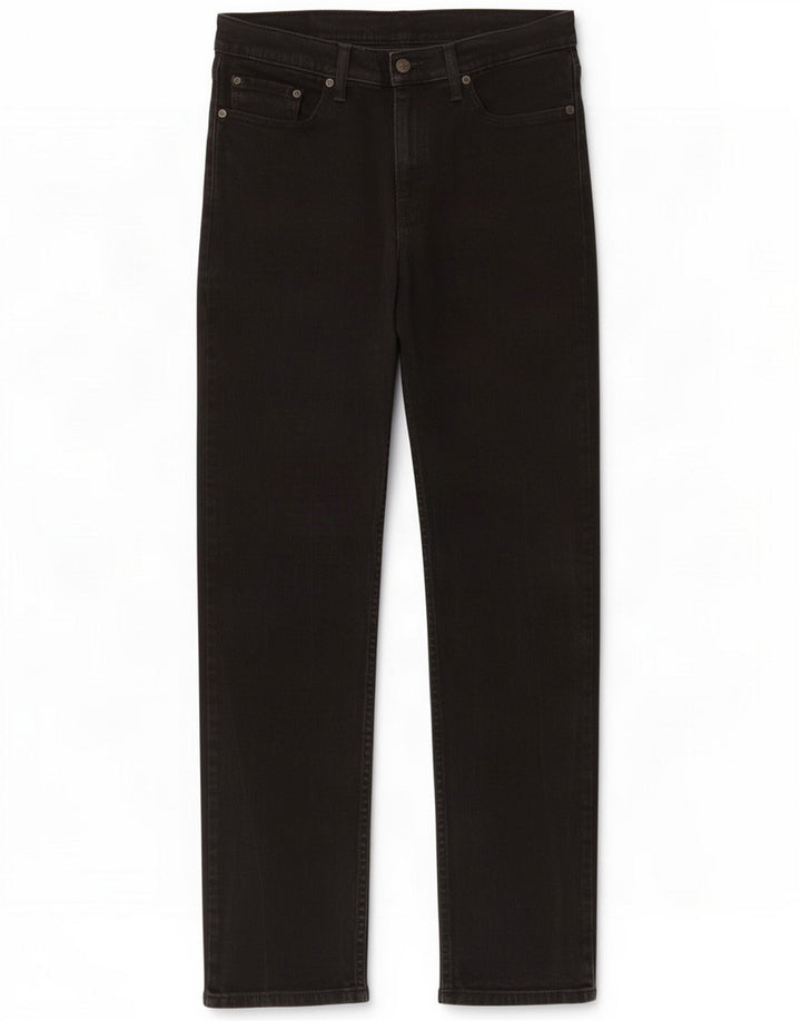 Levi's Mens Straight Jeans W32 L32 Algodão Preto