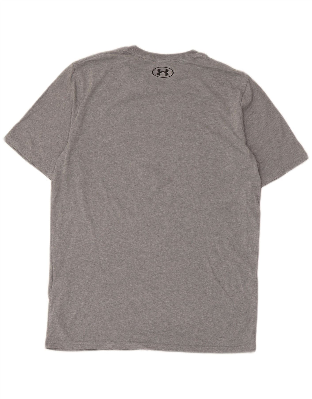 Under Armour Mens Camiseta Top Pequeno Algodão Cinza