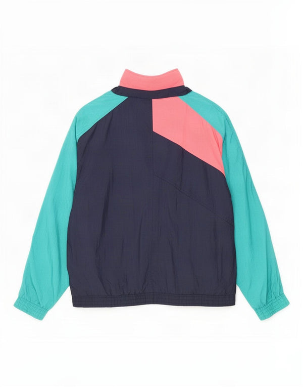 Lotto Mens Graphic Tracksuit Top Jacket XL Azul marinho Colourblock Nylon