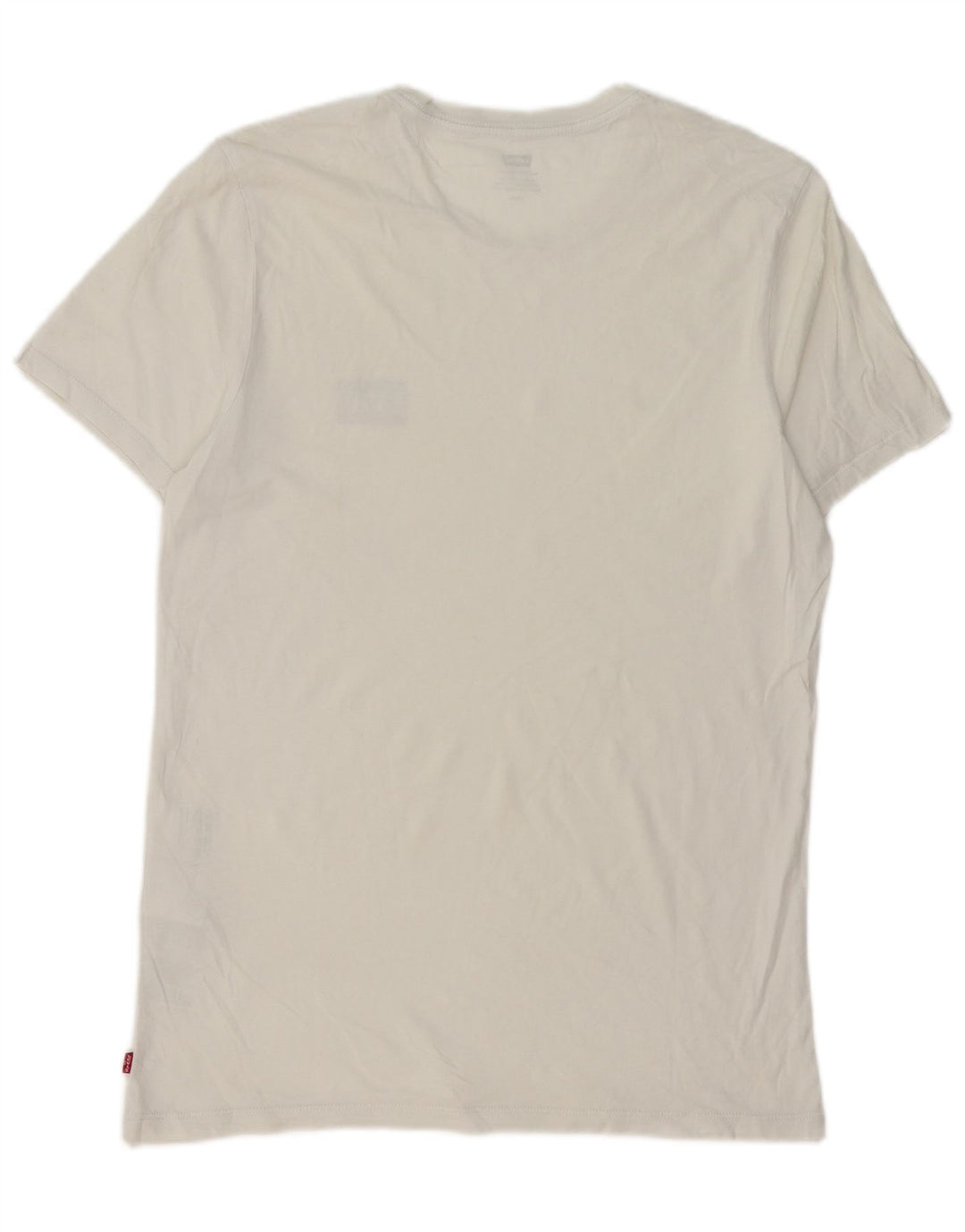 Camiseta masculina Levi's Top grande de algodão branco