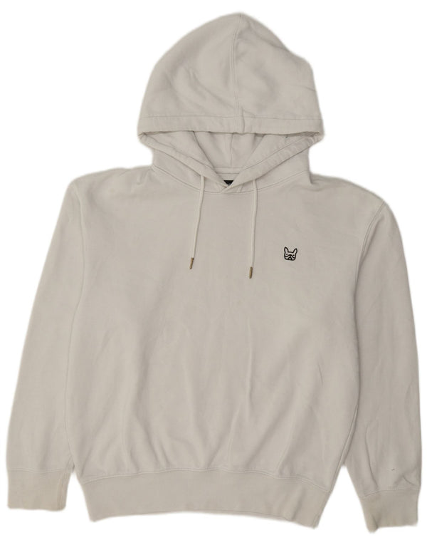 Jack & Jones Mens Hoodie Jumper Médio Algodão Branco