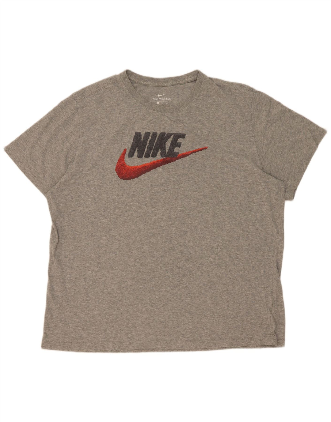 Camiseta gráfica masculina Nike Top 2XL cinza manchado