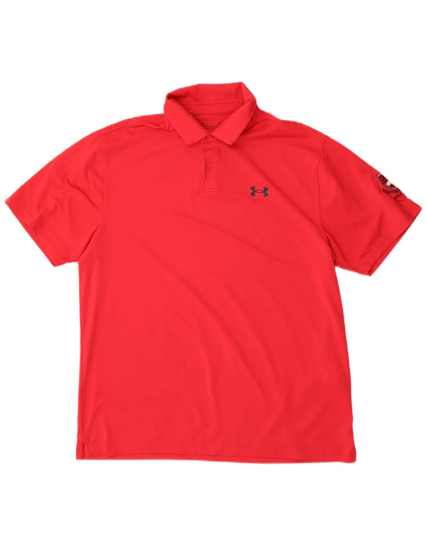 Camisa polo masculina Under Armour Graphic grande poliéster vermelho