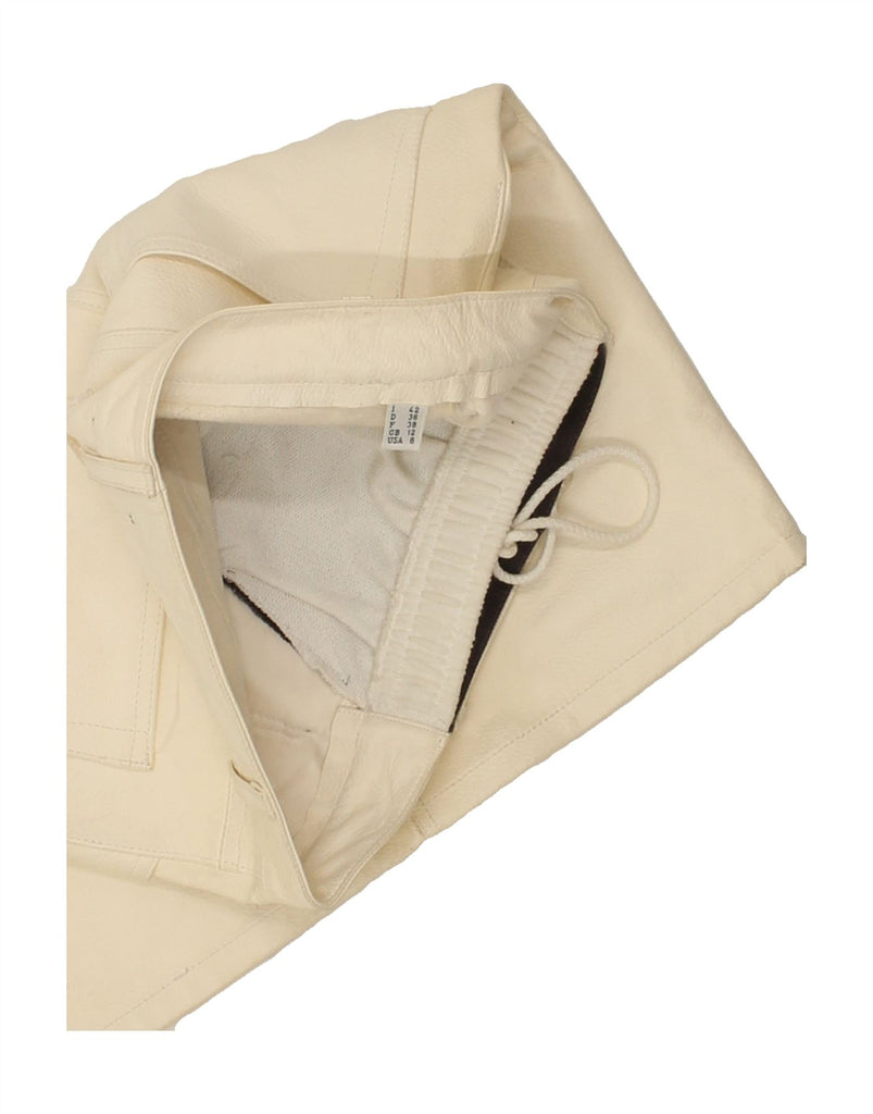 JEAN PAUL GAULTIER Womens Straight Skirt UK 12 Medium W30 Off White Vintage Jean Paul Gaultier and Second-Hand Jean Paul Gaultier from Messina Hembry 