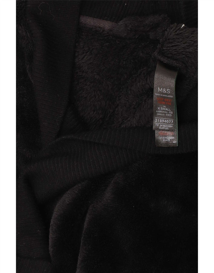 Suéter cardigã feminino oversized longline da Marks & Spencer Reino Unido 6 XS preto