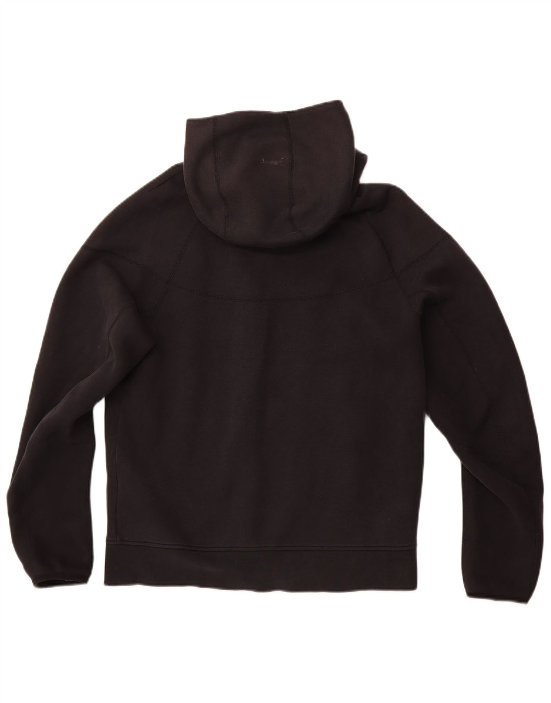 Suéter Nike masculino com capuz e zíper médio preto algodão