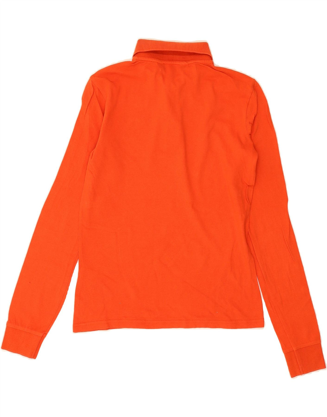 KAPPA Mens Long Sleeve Polo Shirt Medium Orange Cotton Vintage Kappa and Second-Hand Kappa from Messina Hembry 