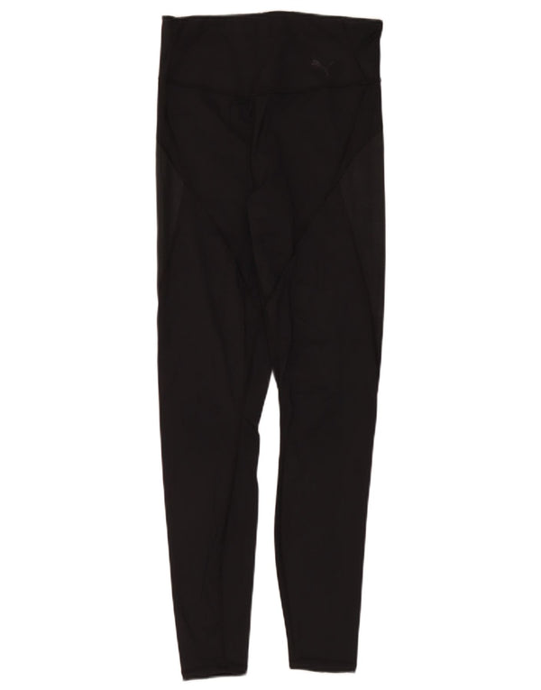 Leggings Puma Feminina UK 8 Pequenas Pretas