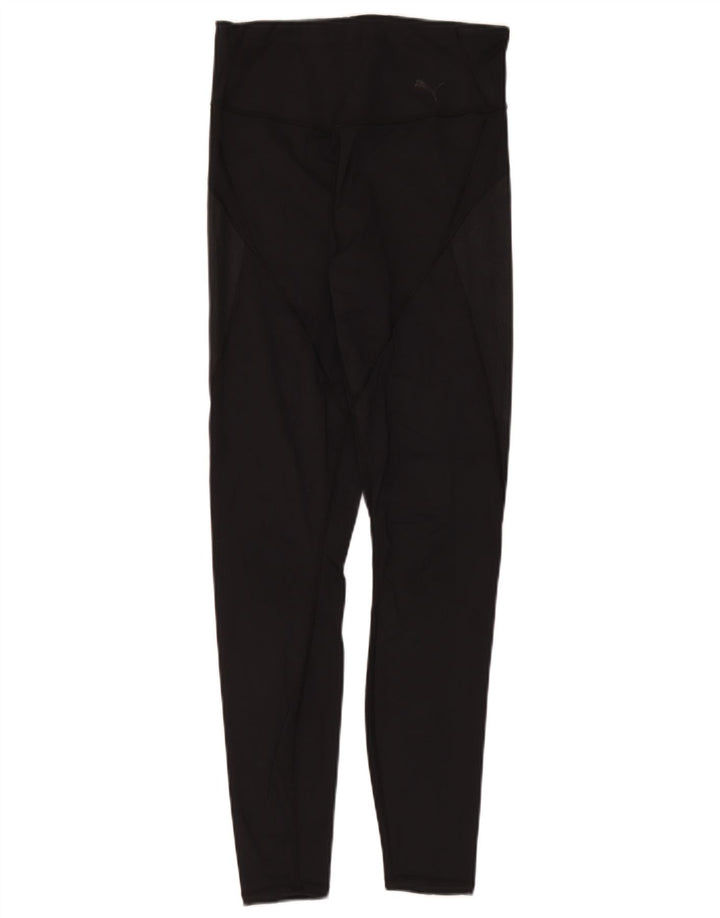 Leggings Puma Feminina UK 8 Pequenas Pretas