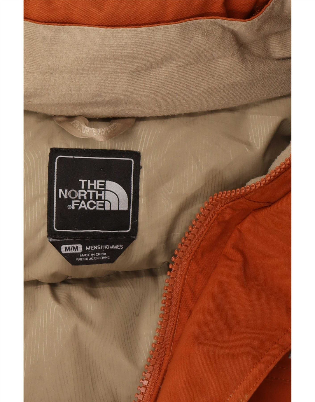Jaqueta Parka masculina com capuz The North Face Reino Unido 38 Nylon laranja médio