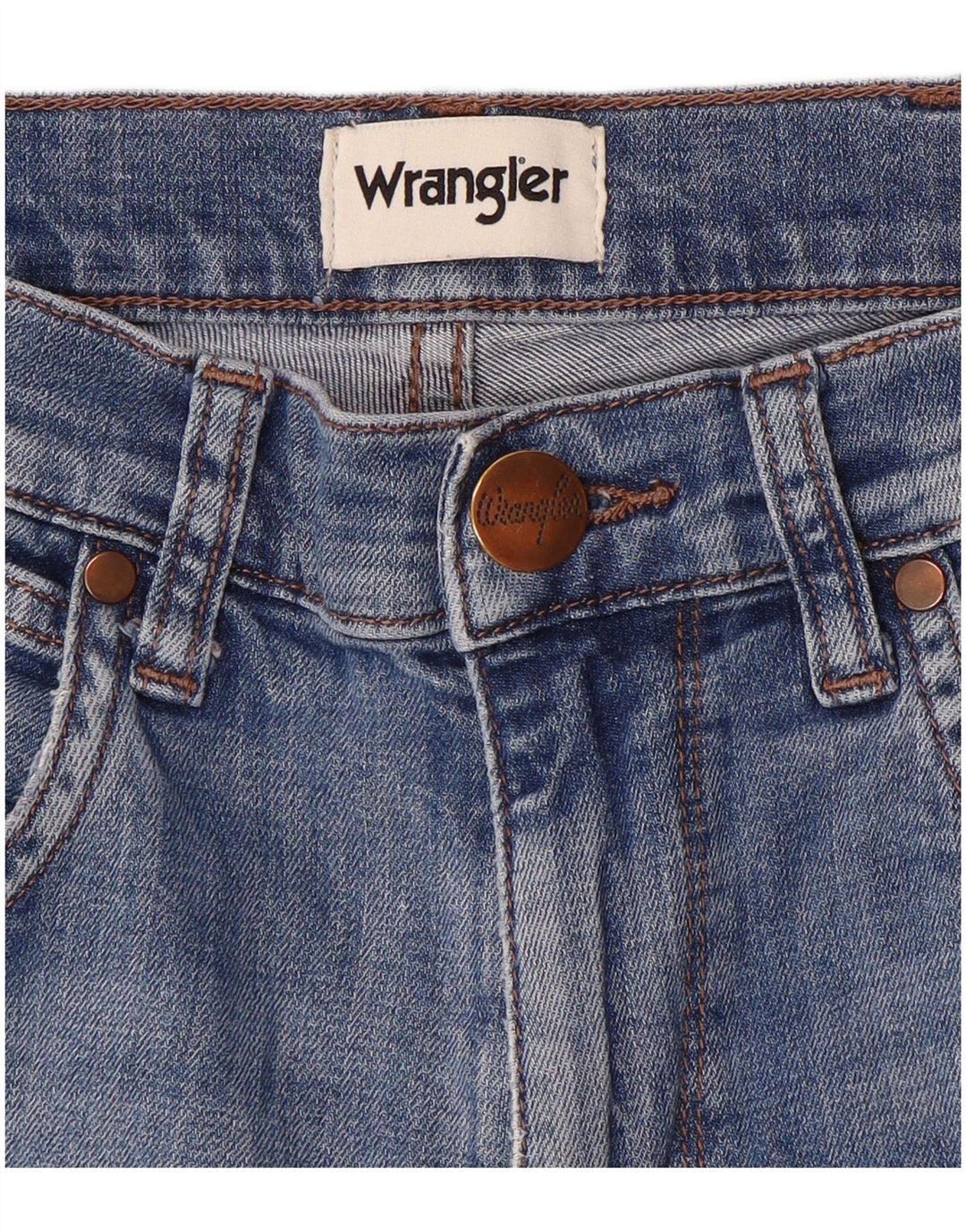Jeans Wrangler feminino reto W30 L28 azul
