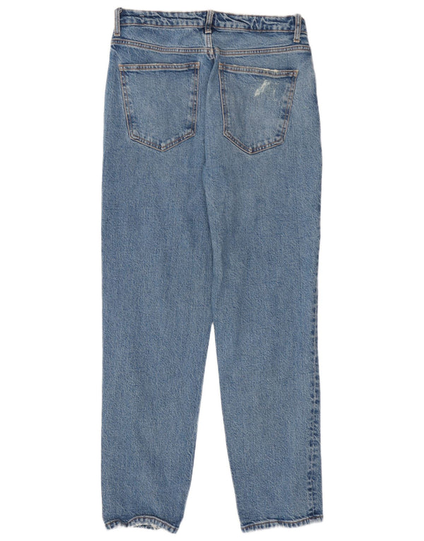 Calça jeans feminina cintura alta Zara EU 40 médio W30 L28 algodão azul