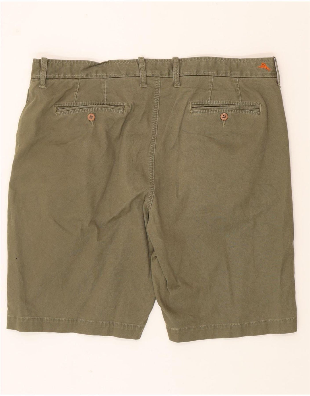 TOMMY BAHAMA Mens Chino Shorts W40 XL Green Cotton Vintage Tommy Bahama and Second-Hand Tommy Bahama from Messina Hembry 