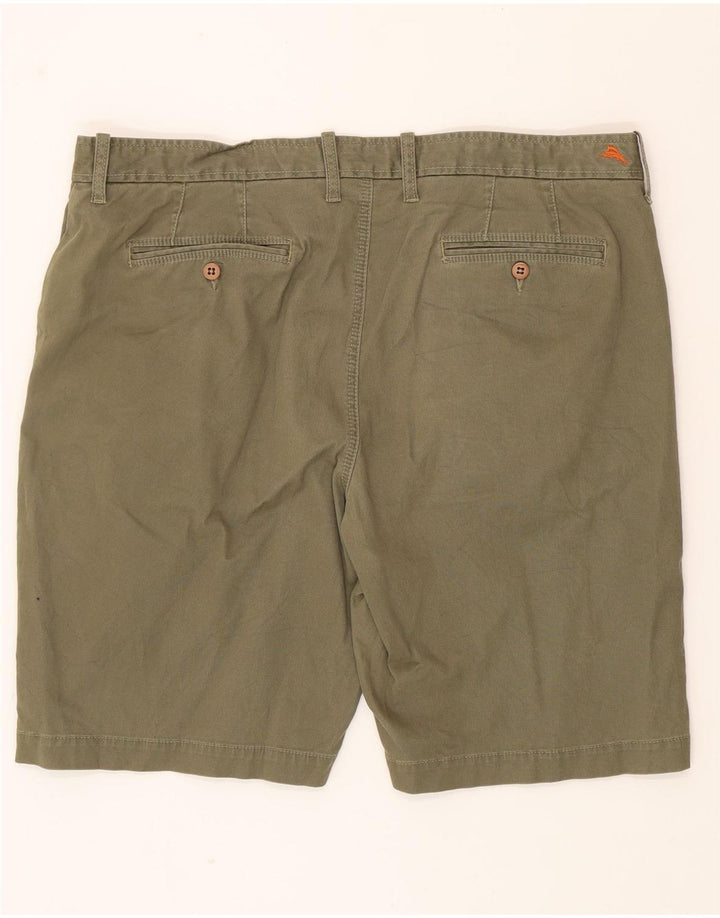 TOMMY BAHAMA Mens Chino Shorts W40 XL Green Cotton Vintage Tommy Bahama and Second-Hand Tommy Bahama from Messina Hembry 