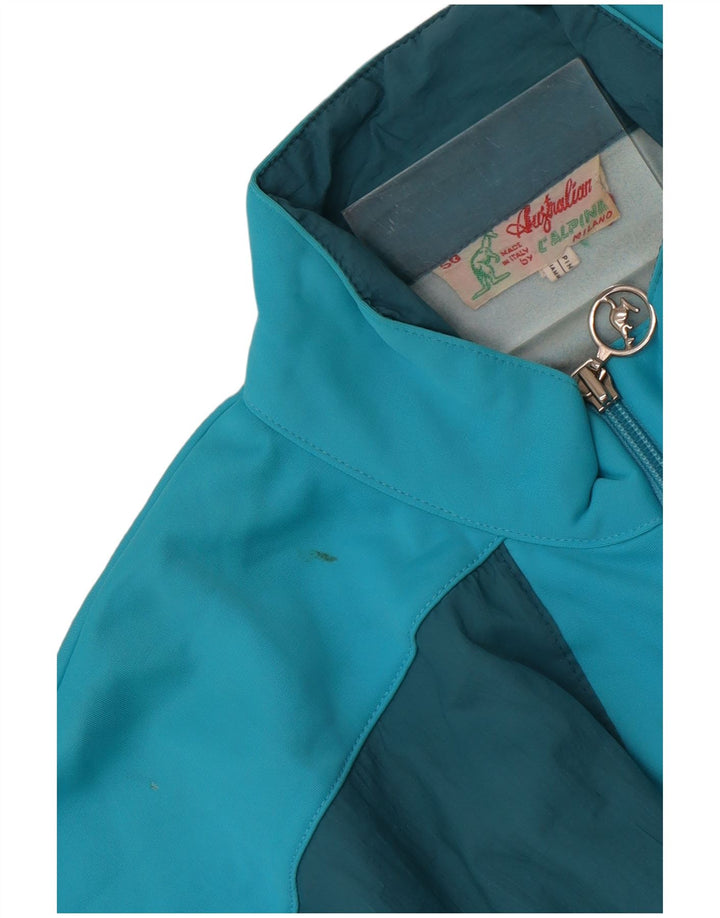 AUSTRALIAN L'ALPINA Jaqueta masculina de agasalho IT 50 bloco colorido azul médio
