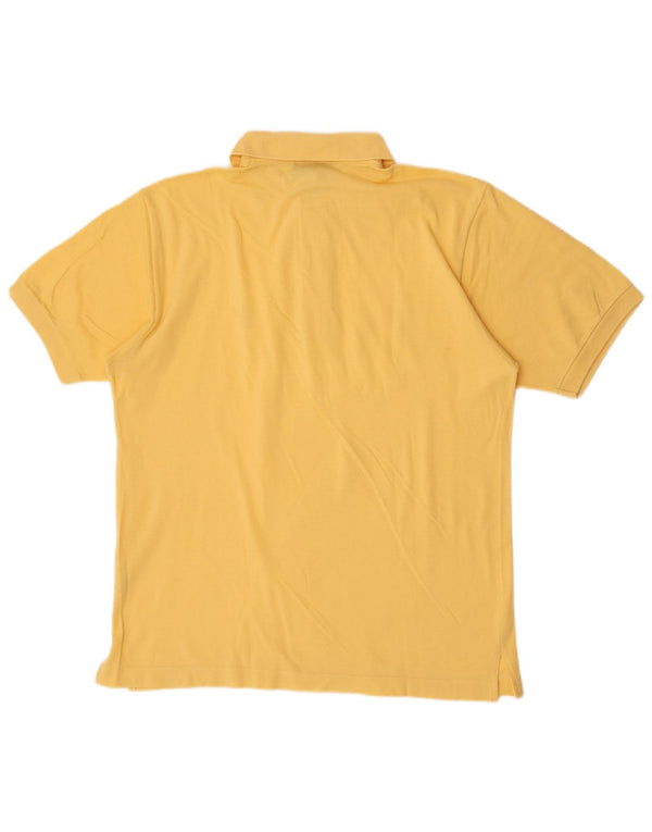 Camisa polo masculina Sergio Tacchini algodão amarelo médio