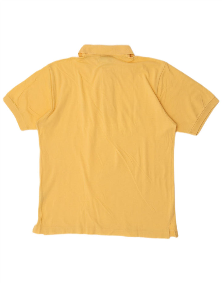 Camisa polo masculina Sergio Tacchini algodão amarelo médio