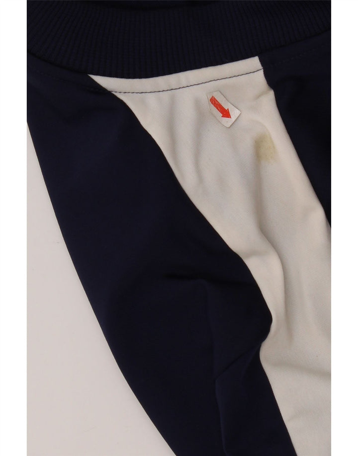 Puma Mens Treino Top Jaqueta Pequena Azul Marinho Colourblock Poliéster