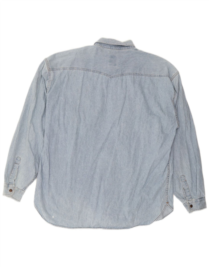 Camisa jeans masculina CASUCCI 2XL azul